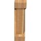 Ekena Millwork Traditional Slat Rough Sawn Bracket w/ Offset Brace, Western Red Cedar, 6"W x 18"D x 22"H BKT0604X18X22TRA06RWR - alternate 4